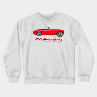 1960 Austin Healey 3000 Mk1 BN7 Convertible Coupe Crewneck Sweatshirt